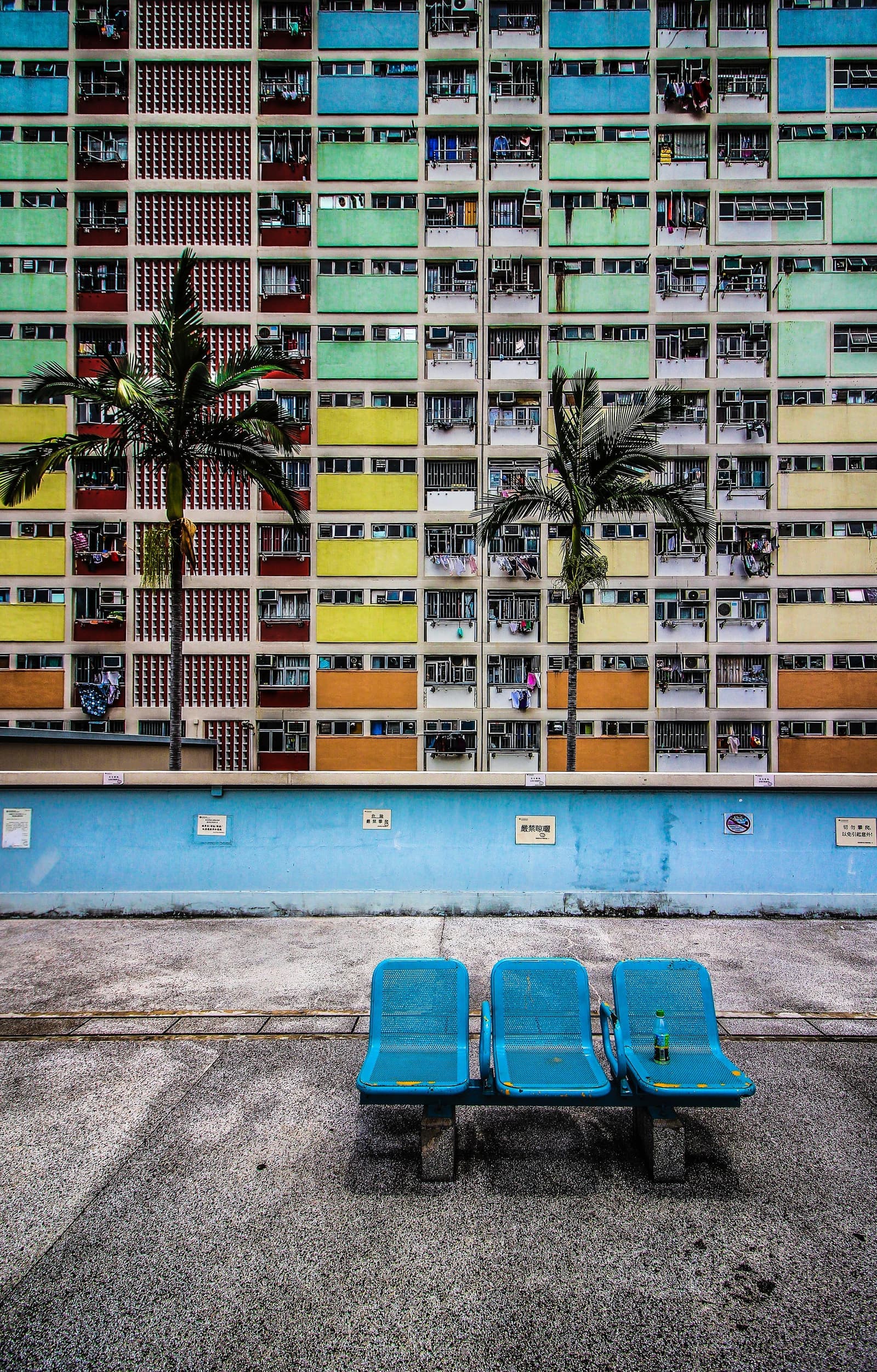 香港公共屋邨實景