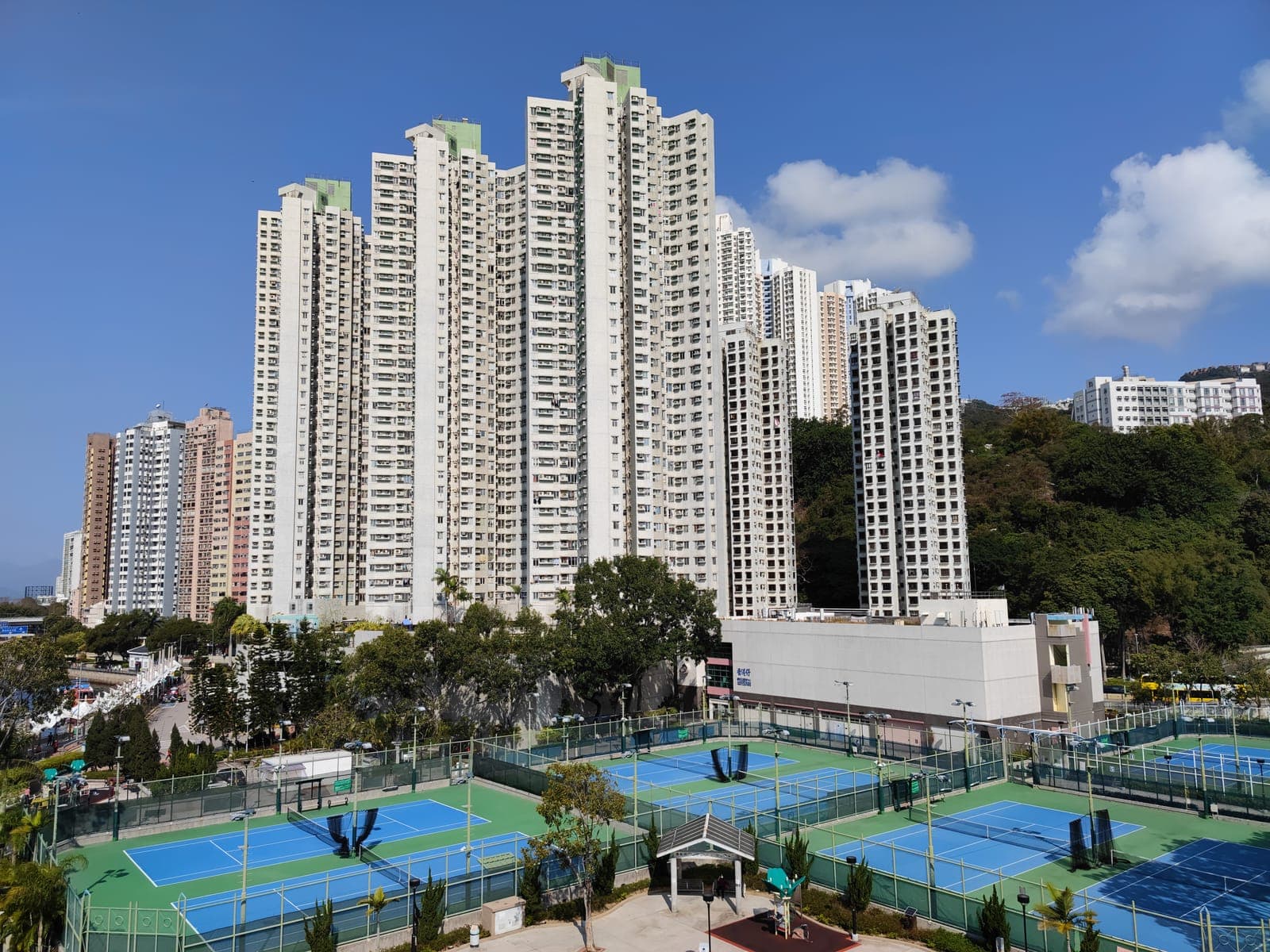 香港公共屋邨實景